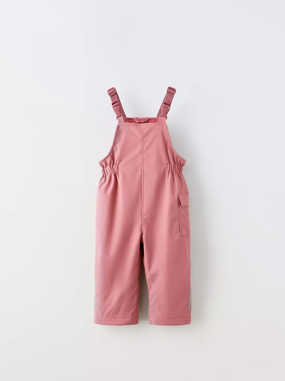 Zara polar fleece lined Rubberized overall bib size 5-6